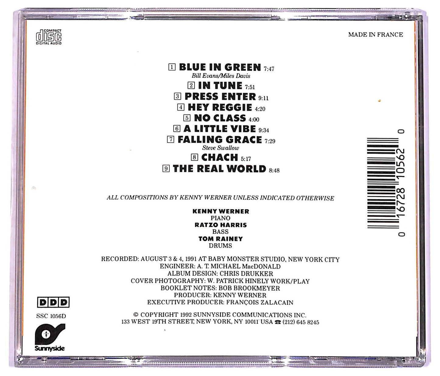 EBOND Kenny Werner Trio - Press Enter CD CD074505