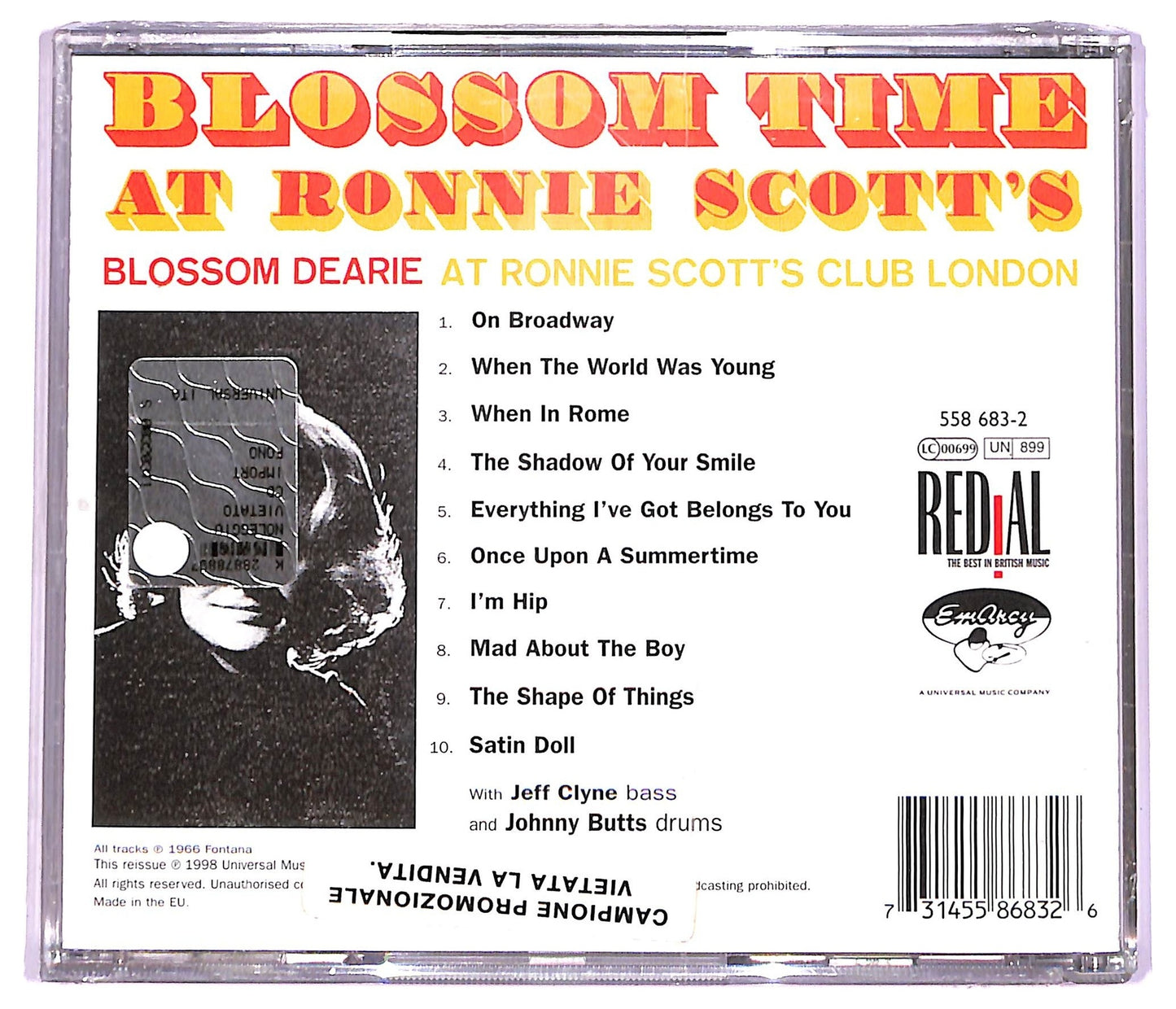 EBOND Blossom Dearie - Blossom Time At Ronnie Scott's CD CD074516