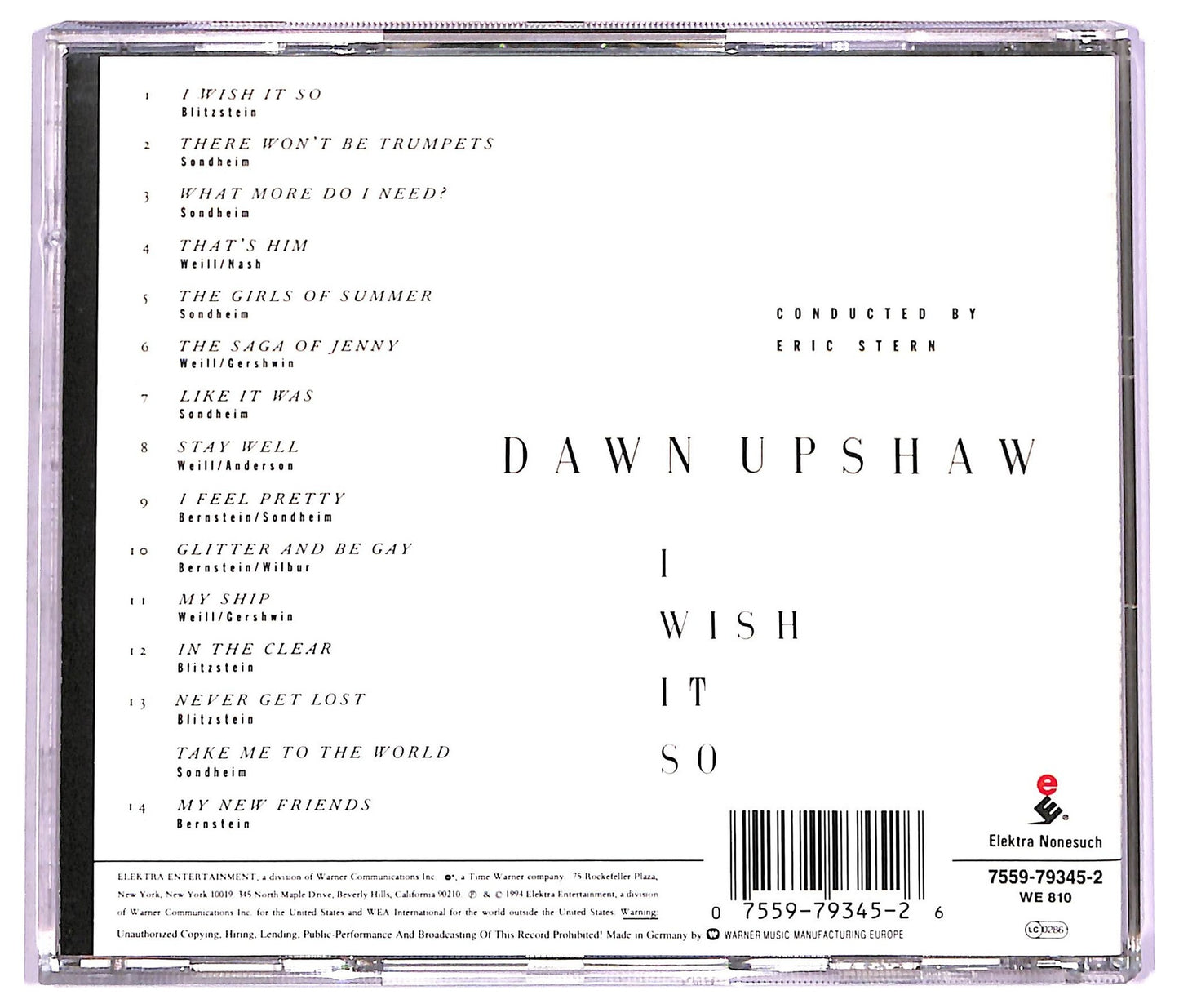 EBOND Dawn Upshaw - I Wish It So CD CD074527