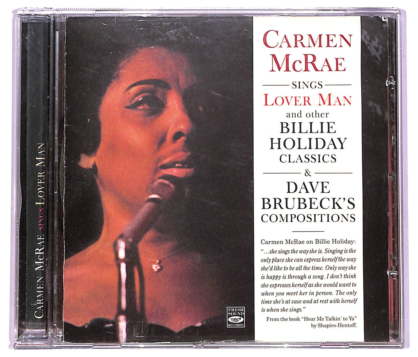 EBOND Carmen McRae - Sings Lover Man CD CD074533