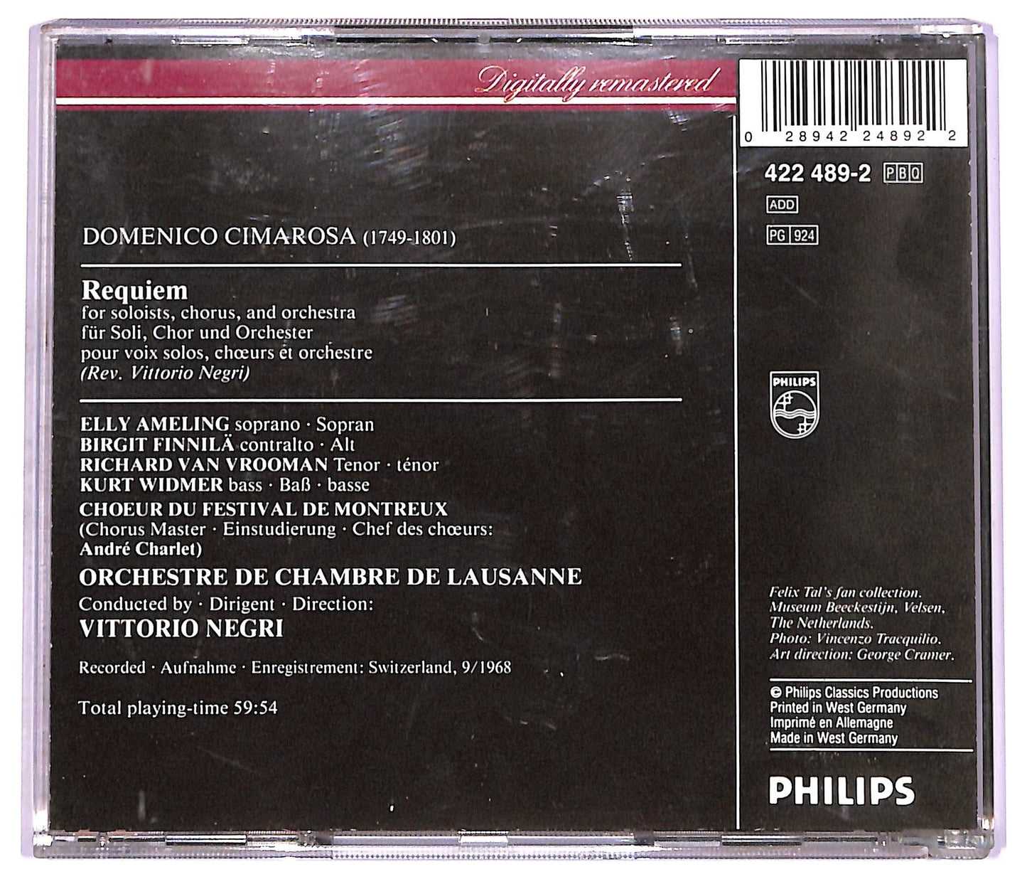 EBOND Cimarosa - Requiem CD CD074561