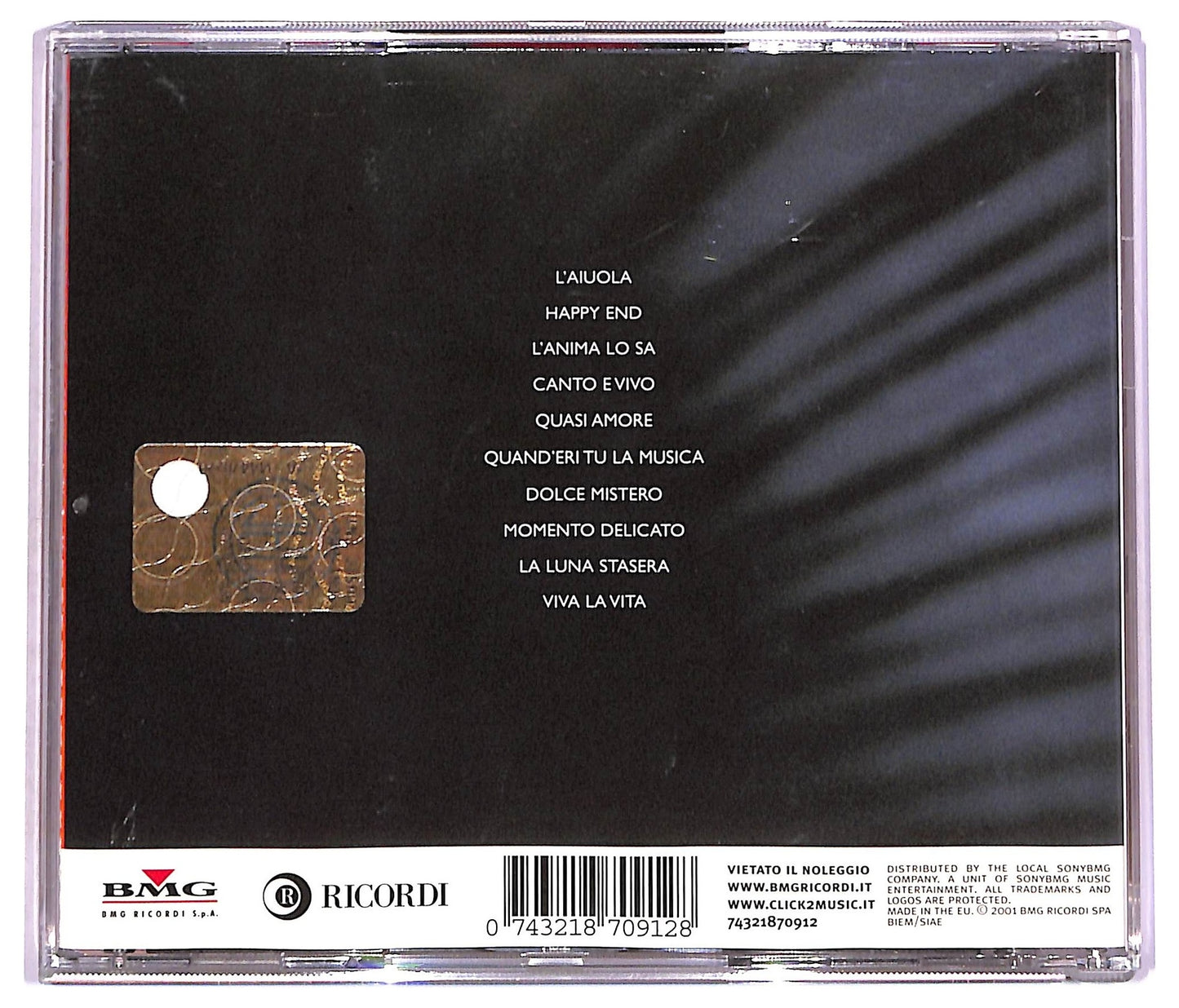 EBOND Fiorella Mannoia - Momento Delicato CD CD074738