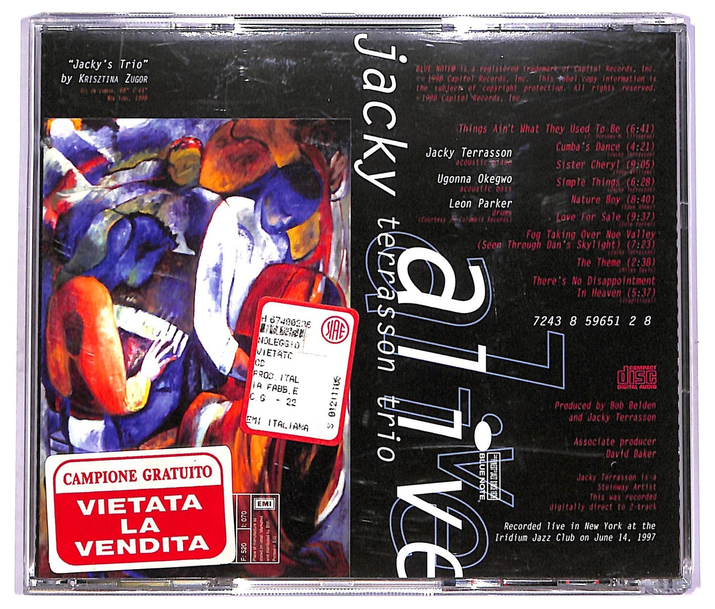 EBOND Jacky Terrasson Trio - Alive CD CD074810