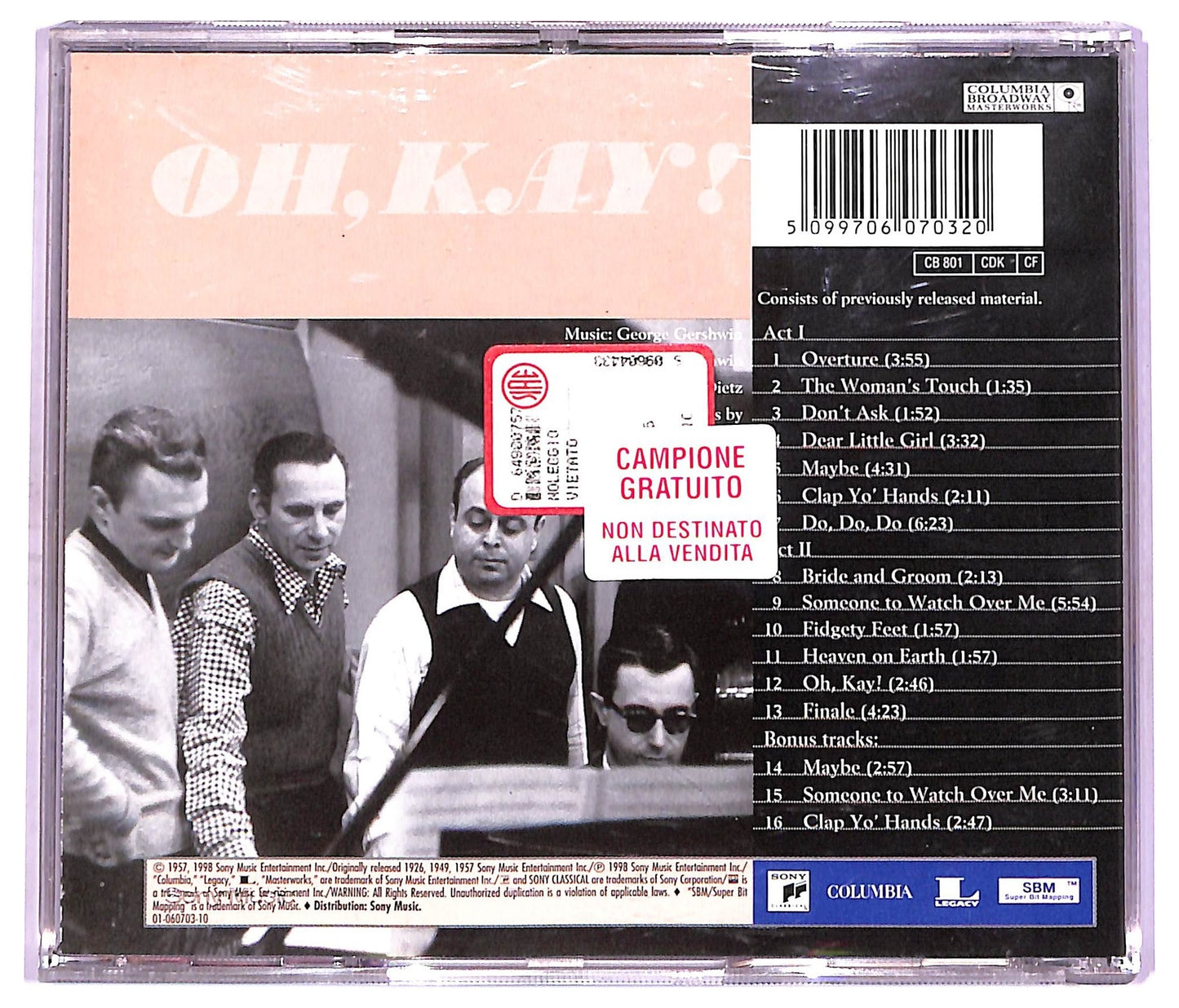 EBOND George Gershwin - Oh, Kay! CD CD074839
