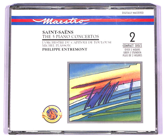 EBOND Saint-Saens , Philippe Entremont - The 5 Piano Concertos CD CD074844
