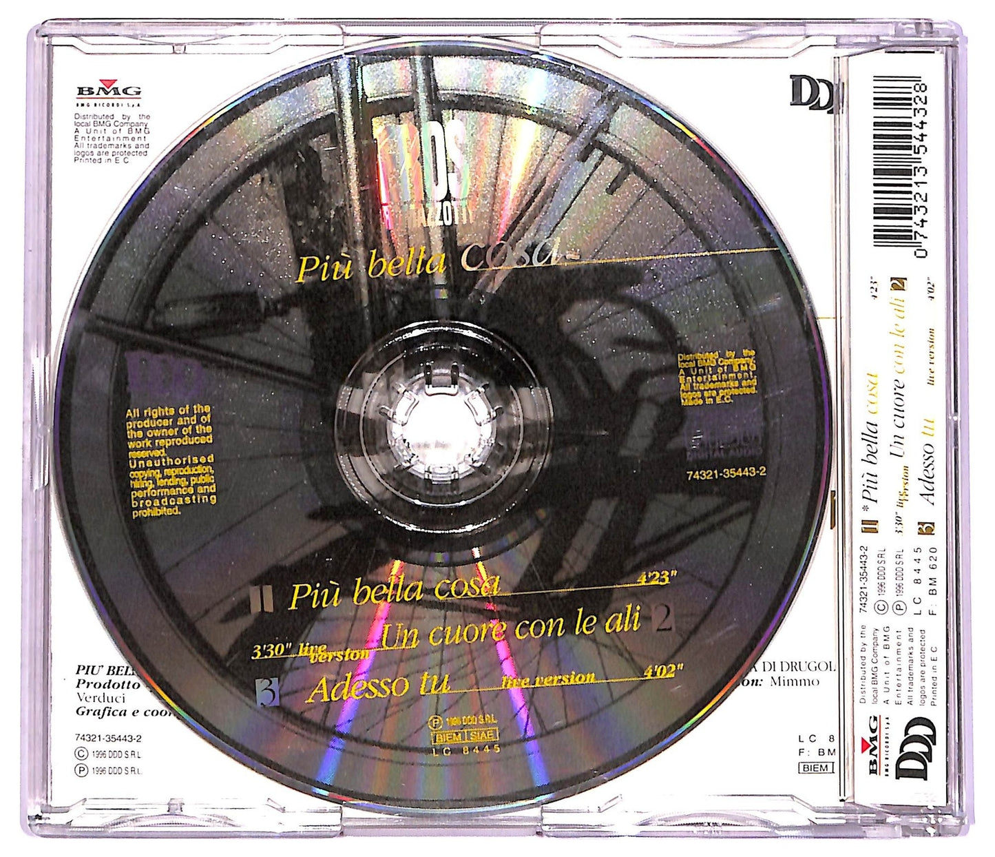 EBOND Eros Ramazzotti - Piu Bella Cosa CD CD074934