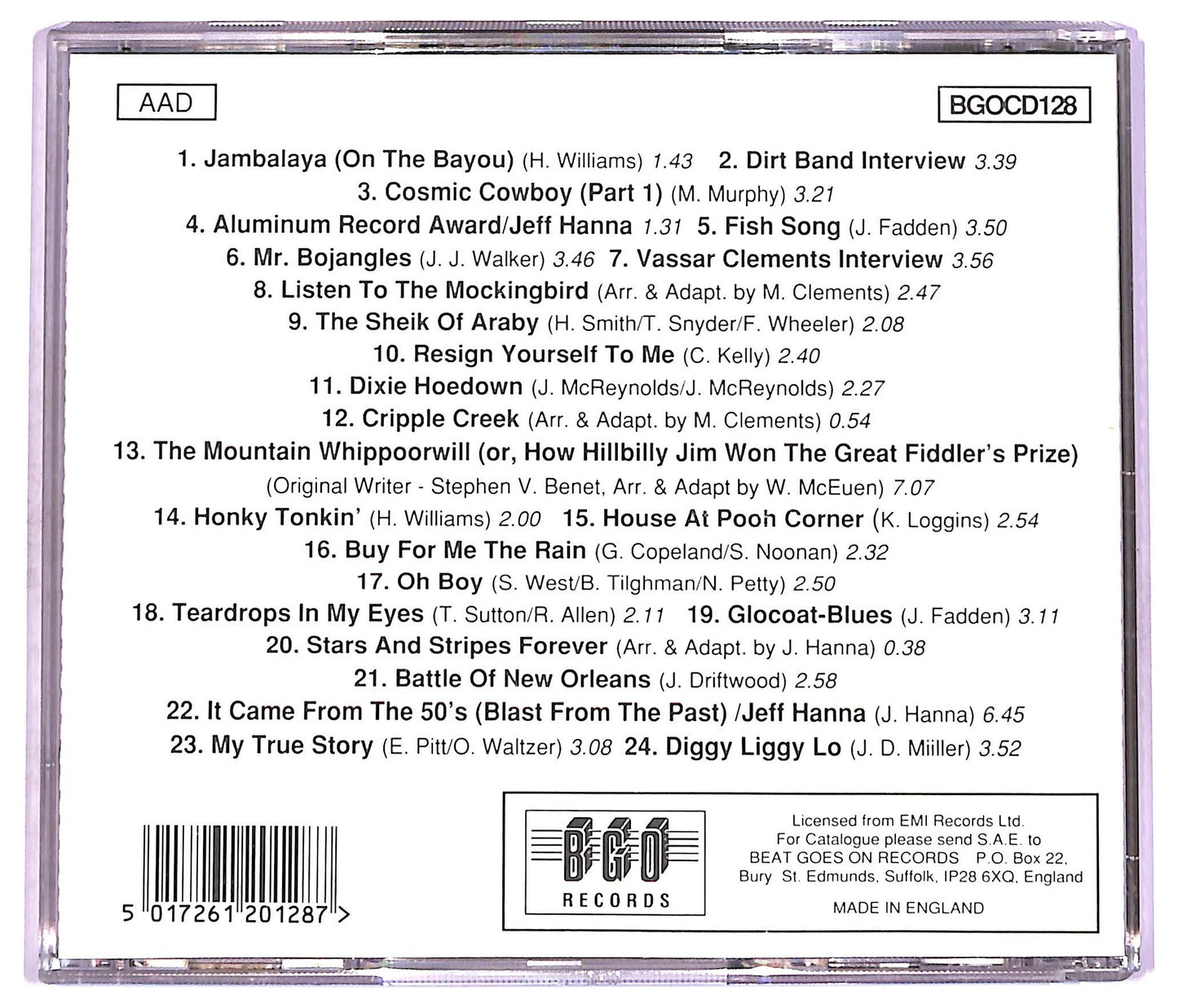 EBOND Nitty Gritty Dirt Band - Stars & Stripes Forever CD CD074956