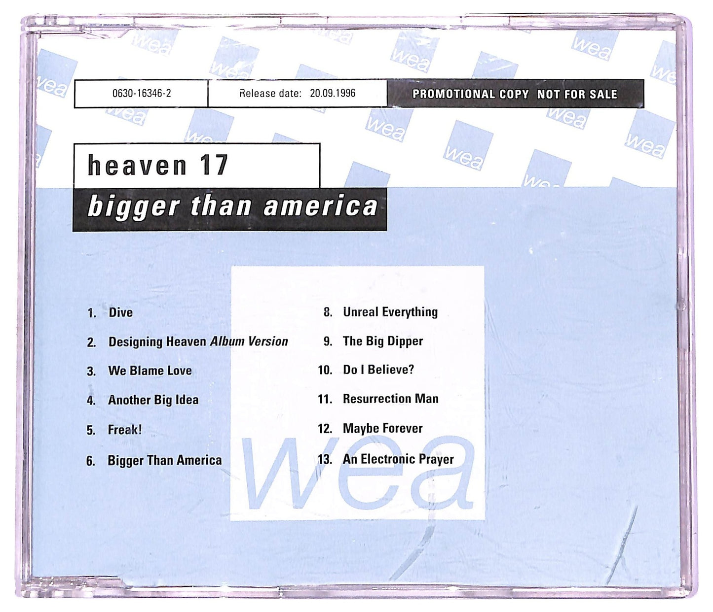 EBOND Heaven 17 - Bigger Than America CD CD074966