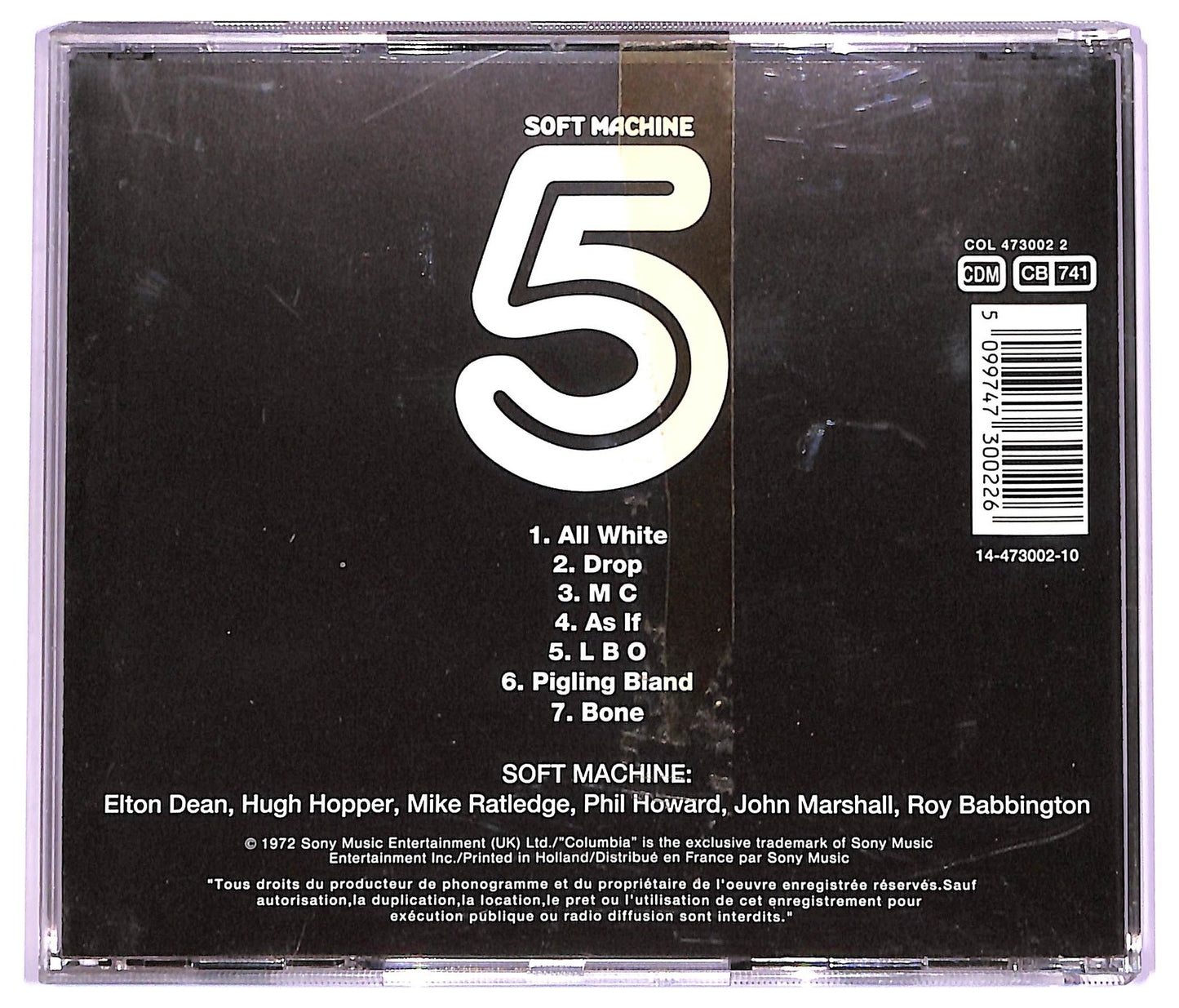 EBOND Soft Machine - Fifth CD CD075023