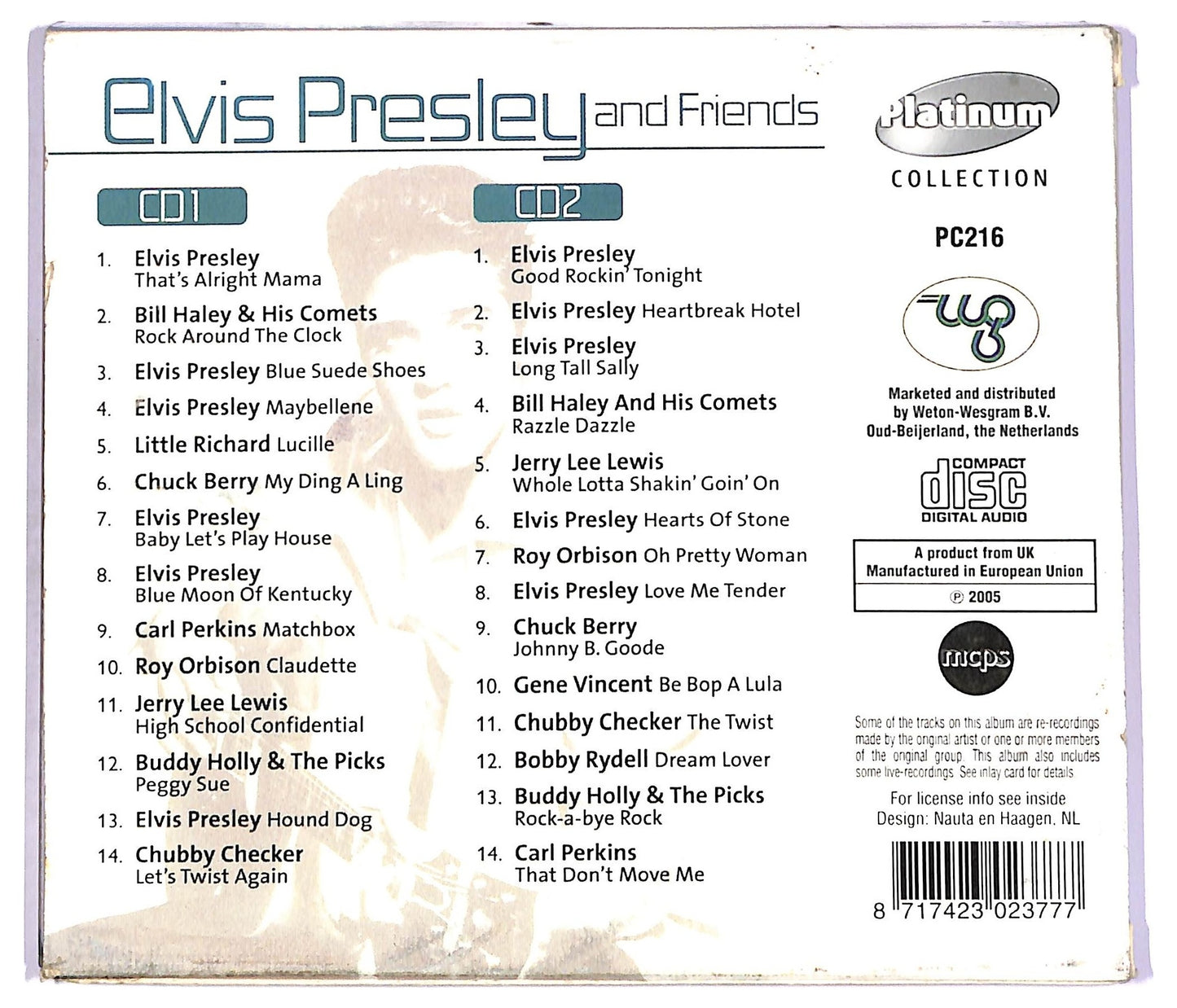 EBOND Various - Elvis Presley And Friends CD CD075107