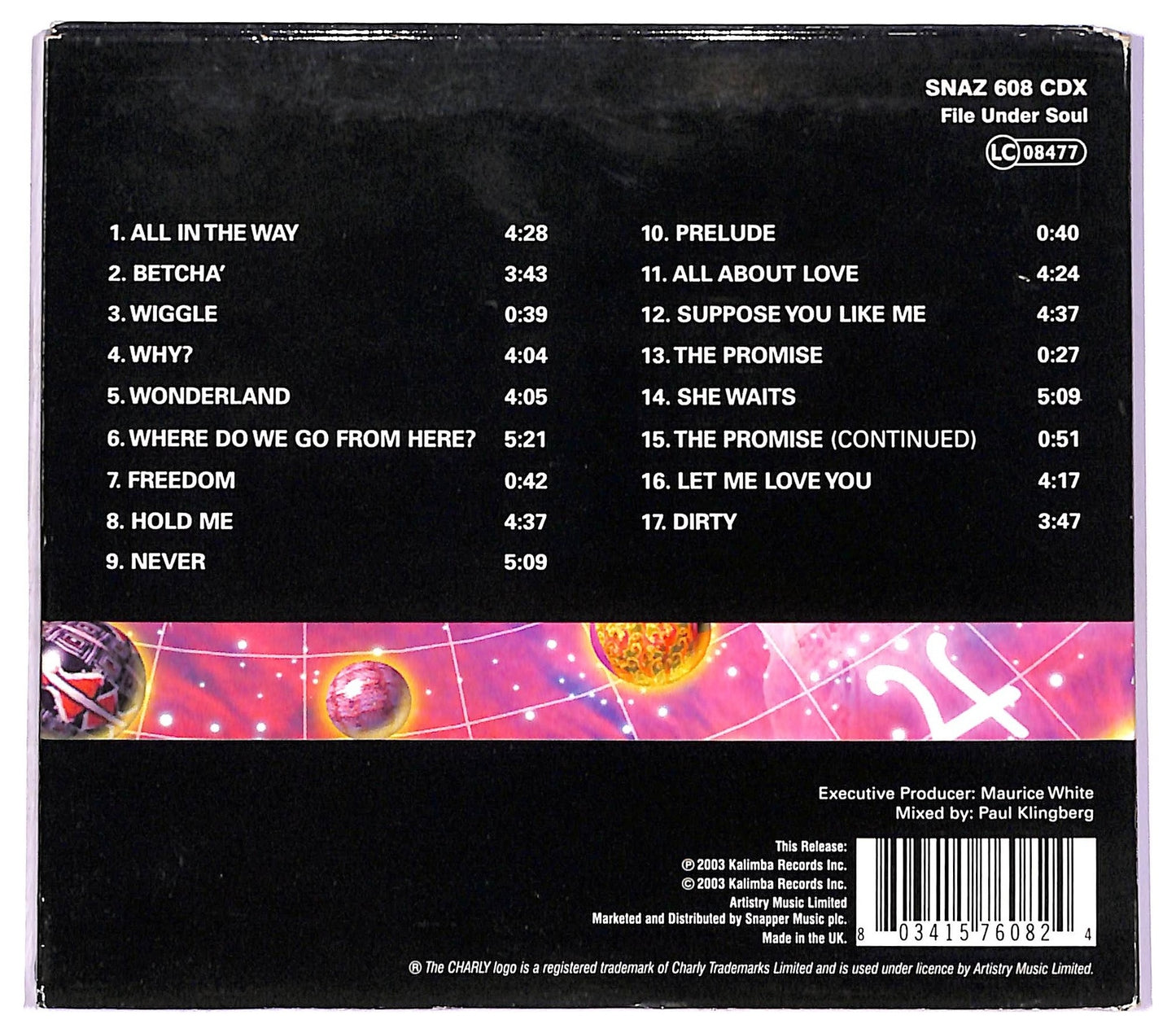 EBOND Earth, Wind & Fire - The Promise CD CD075153