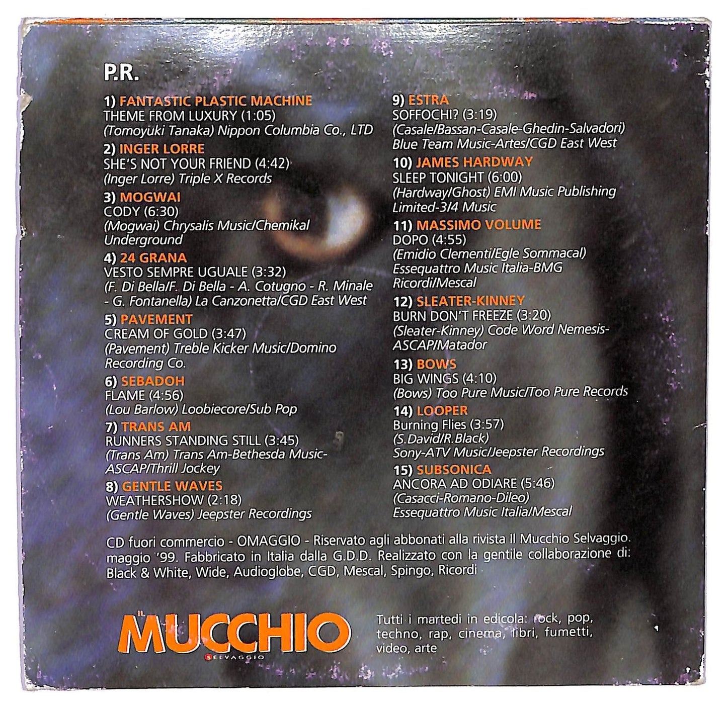 EBOND Various - Maggio 1999 CD CD075245
