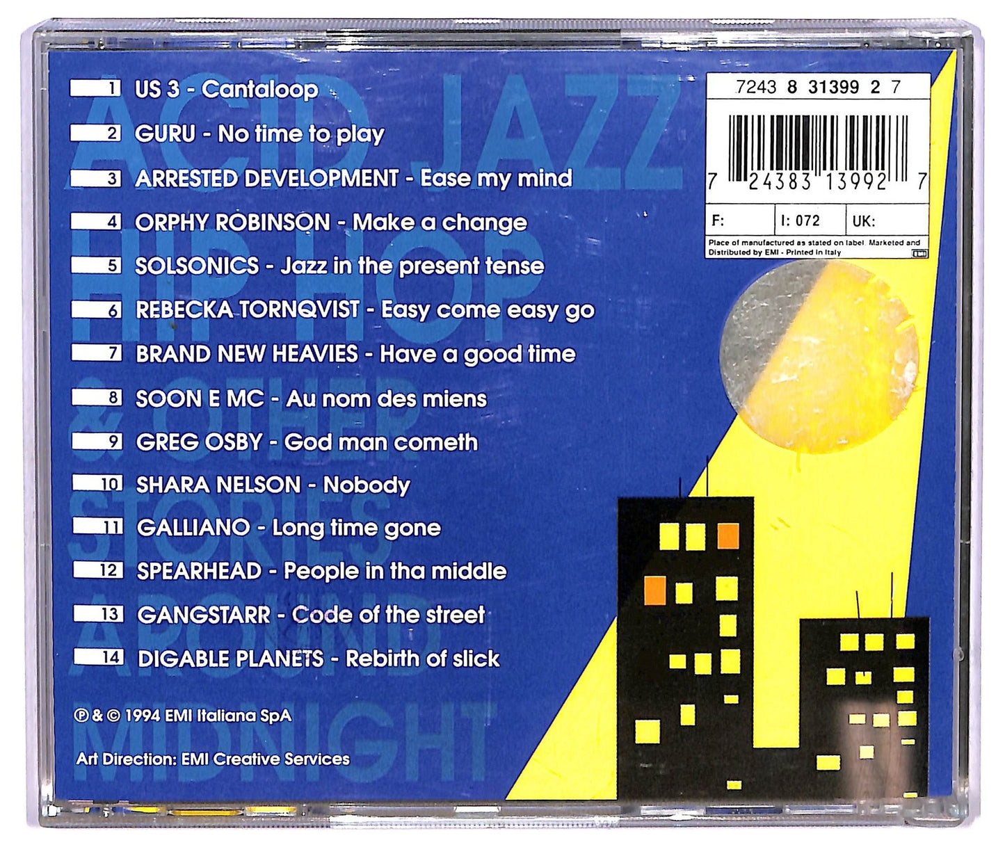 EBOND Various - Acid Jazz Hip Hop & Other Stories Around Midnight CD CD075252