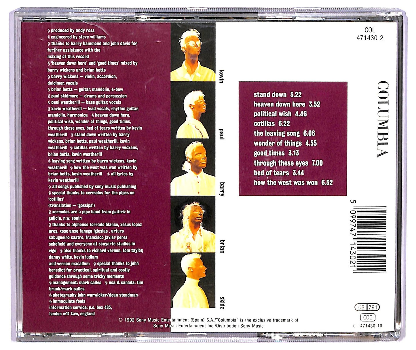 EBOND Immaculate Fools - The Toy Shop CD CD075260