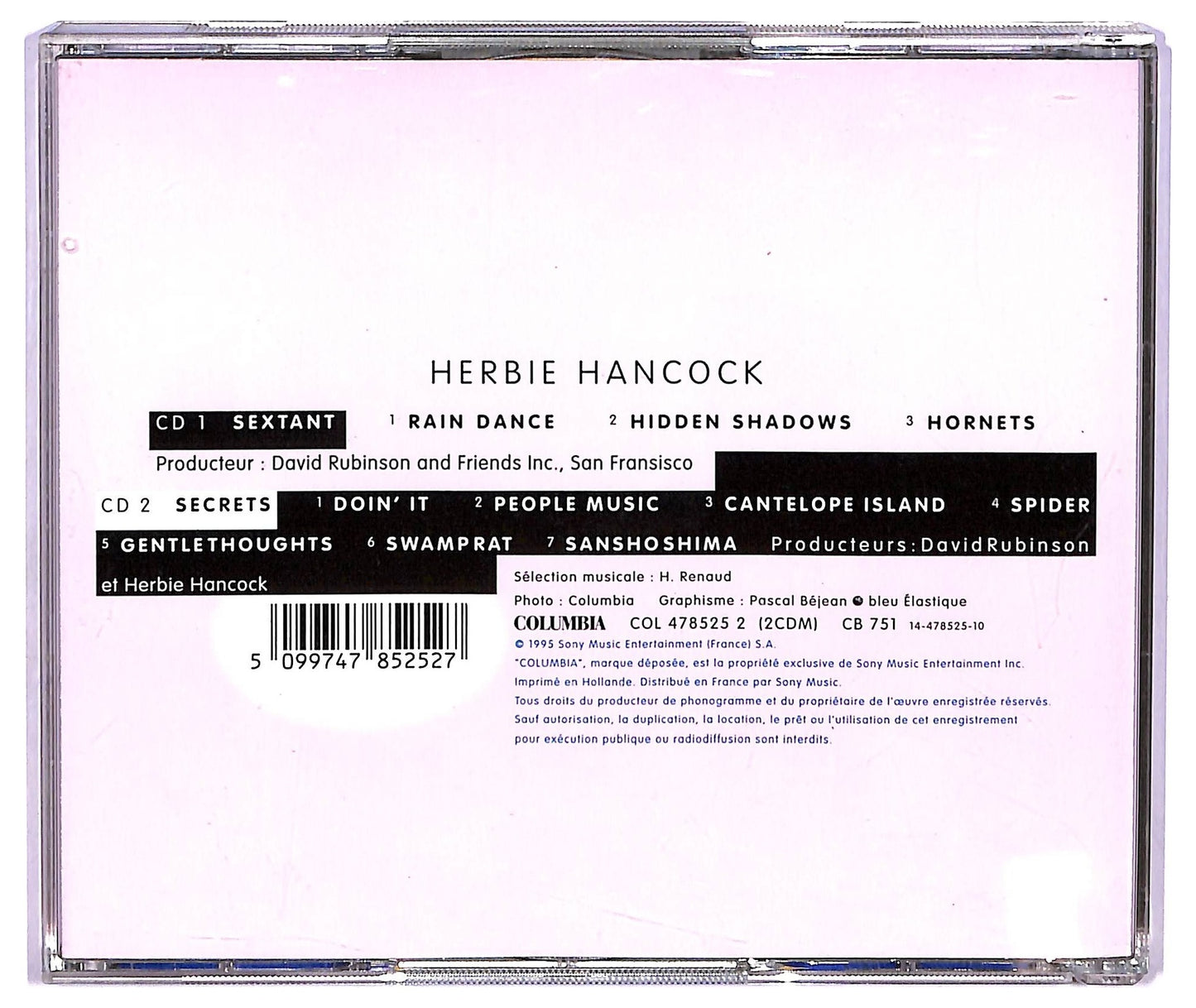 EBOND Herbie Hancock - Sextant Secrets CD CD075308