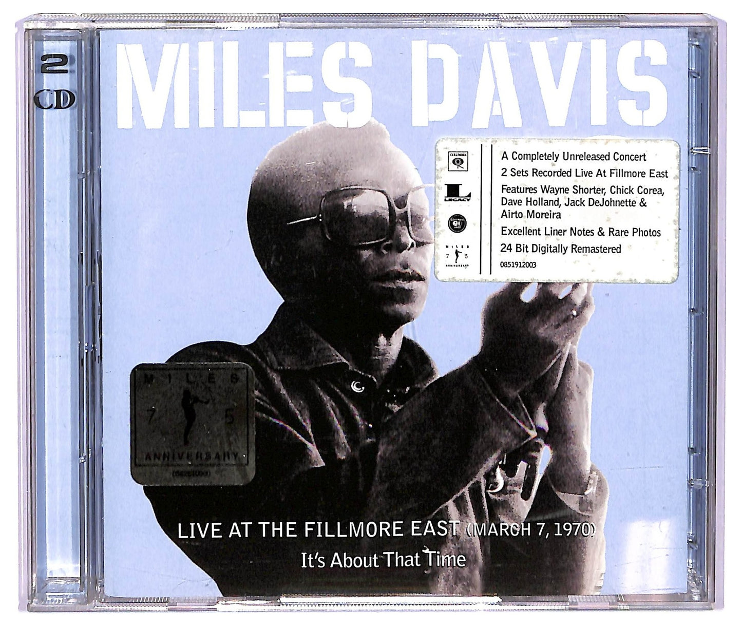 EBOND Miles Davis - Live At The Fillmore East (March 7, 1970) - It's About That Time CD CD075309
