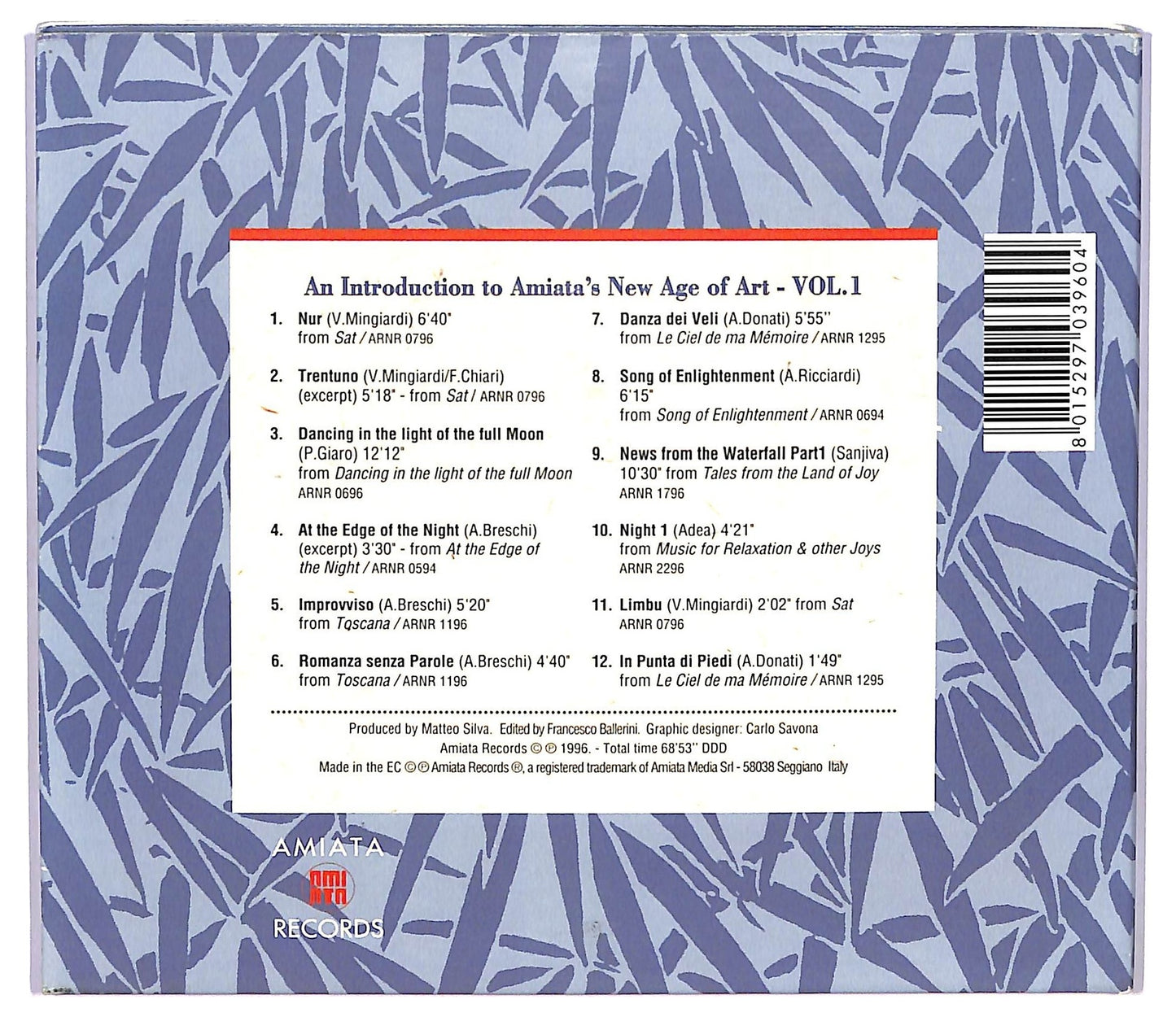 EBOND Various - An Introduction to Amiata's New Age Of Art - Volume 1 CD CD075427