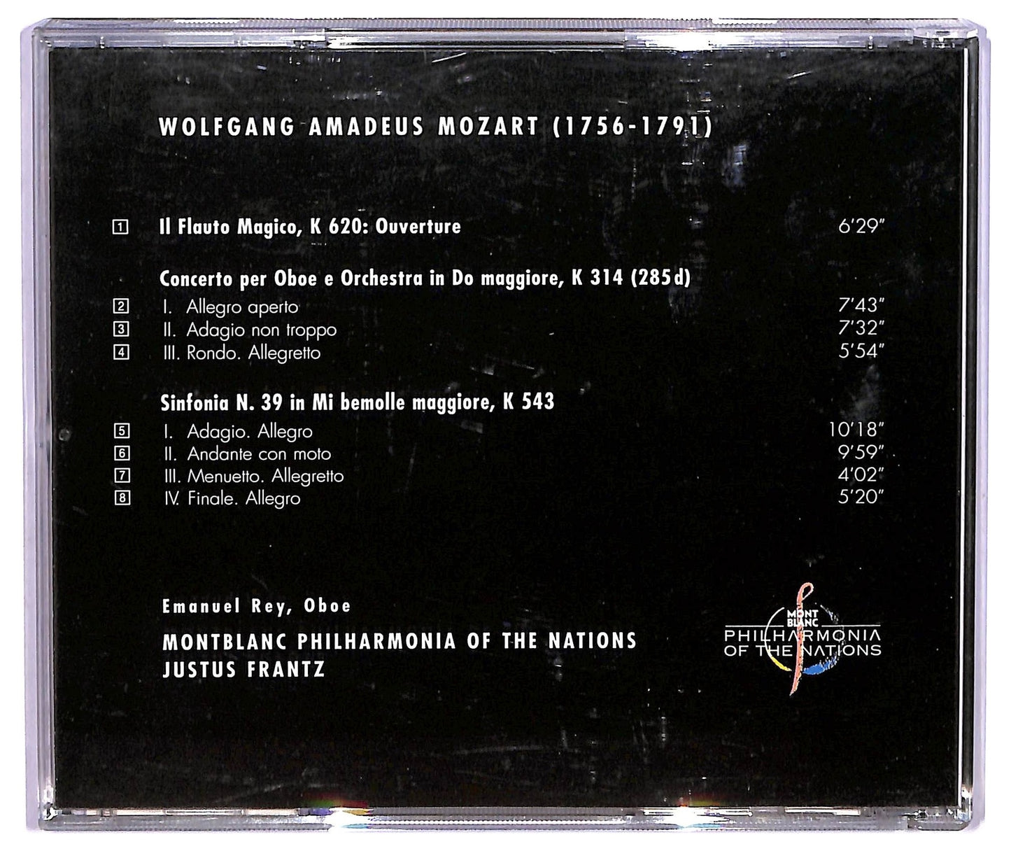 EBOND Philharmonia Of The Nations - Hommage A Wolfgang Amadeus Mozart CD CD075463