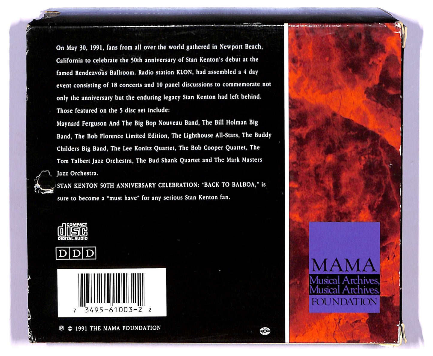 EBOND Stan Kenton - 50th Anniversary Celebration - Back To Balboa CD CD075507