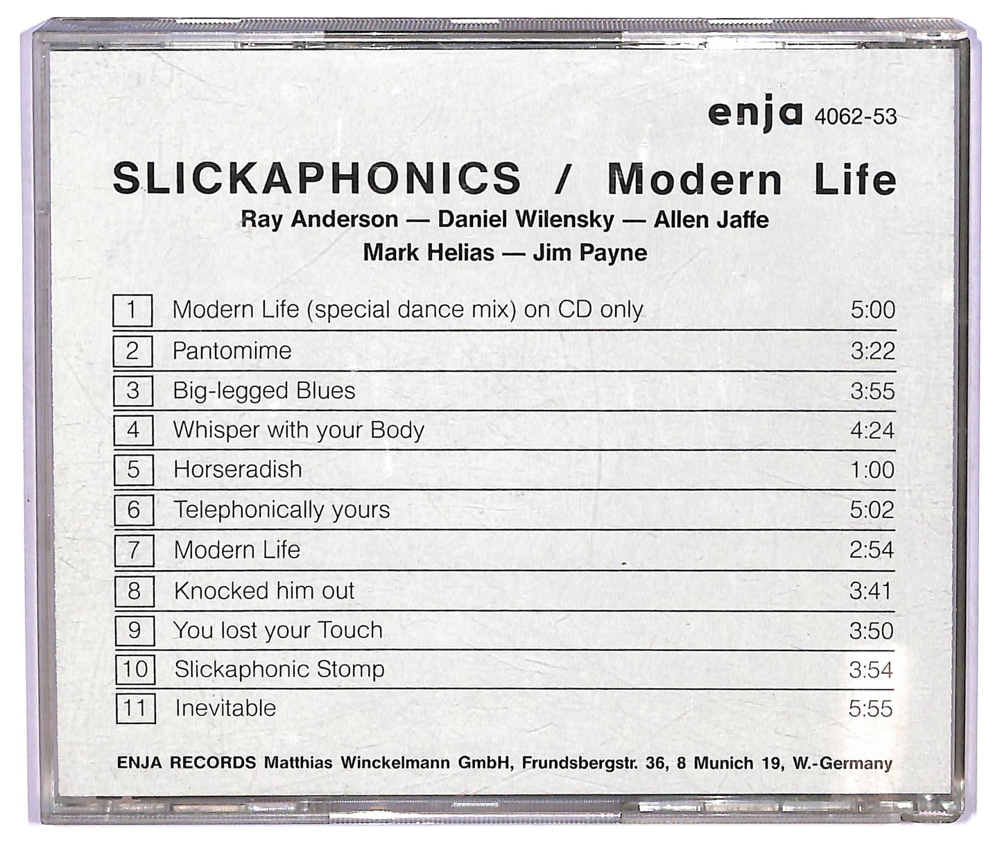 EBOND Slickaphonics - Modern Life CD CD075614