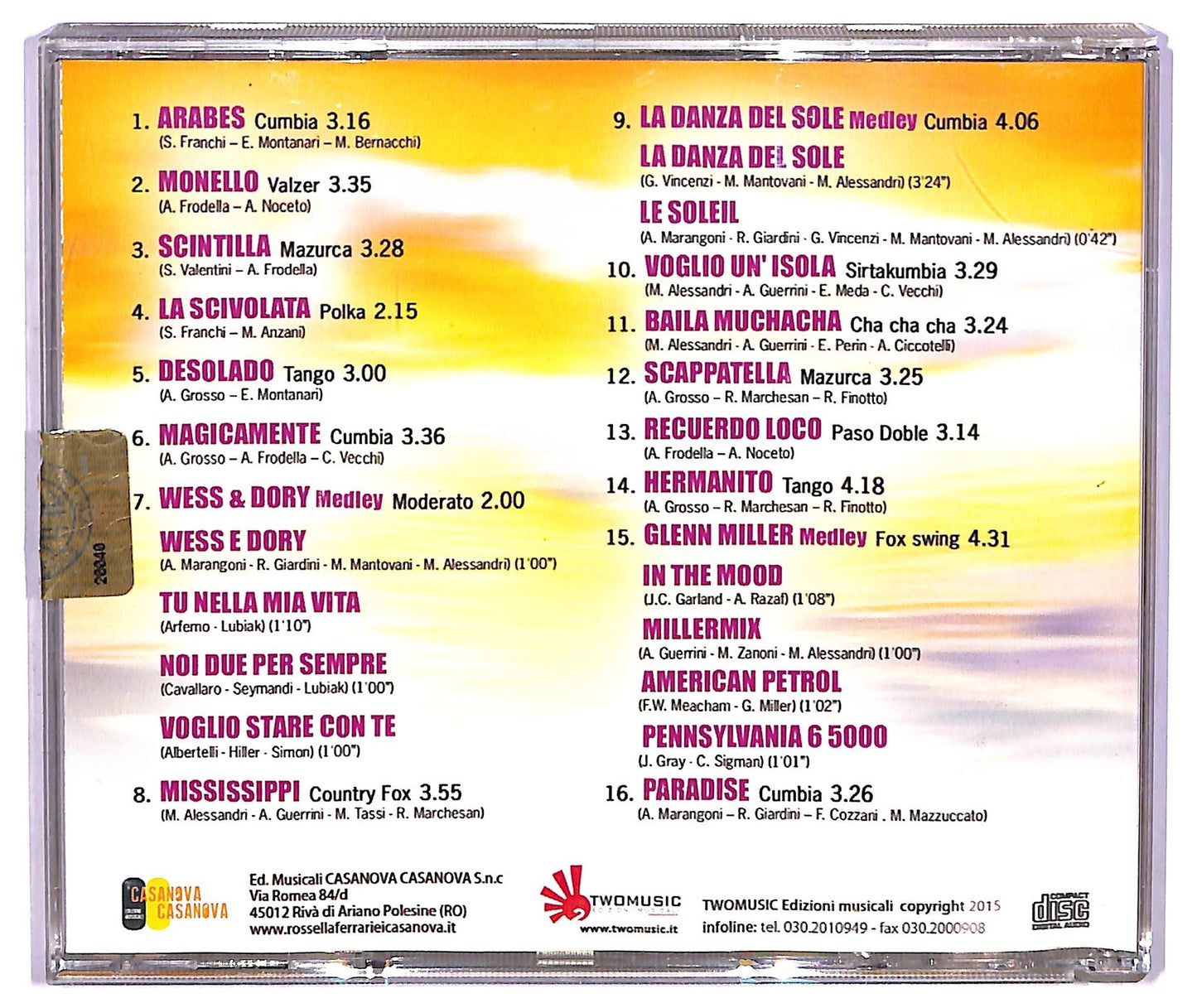 EBOND Various - ho fatto un sogno mediterraneo vol.1 CD CD075636