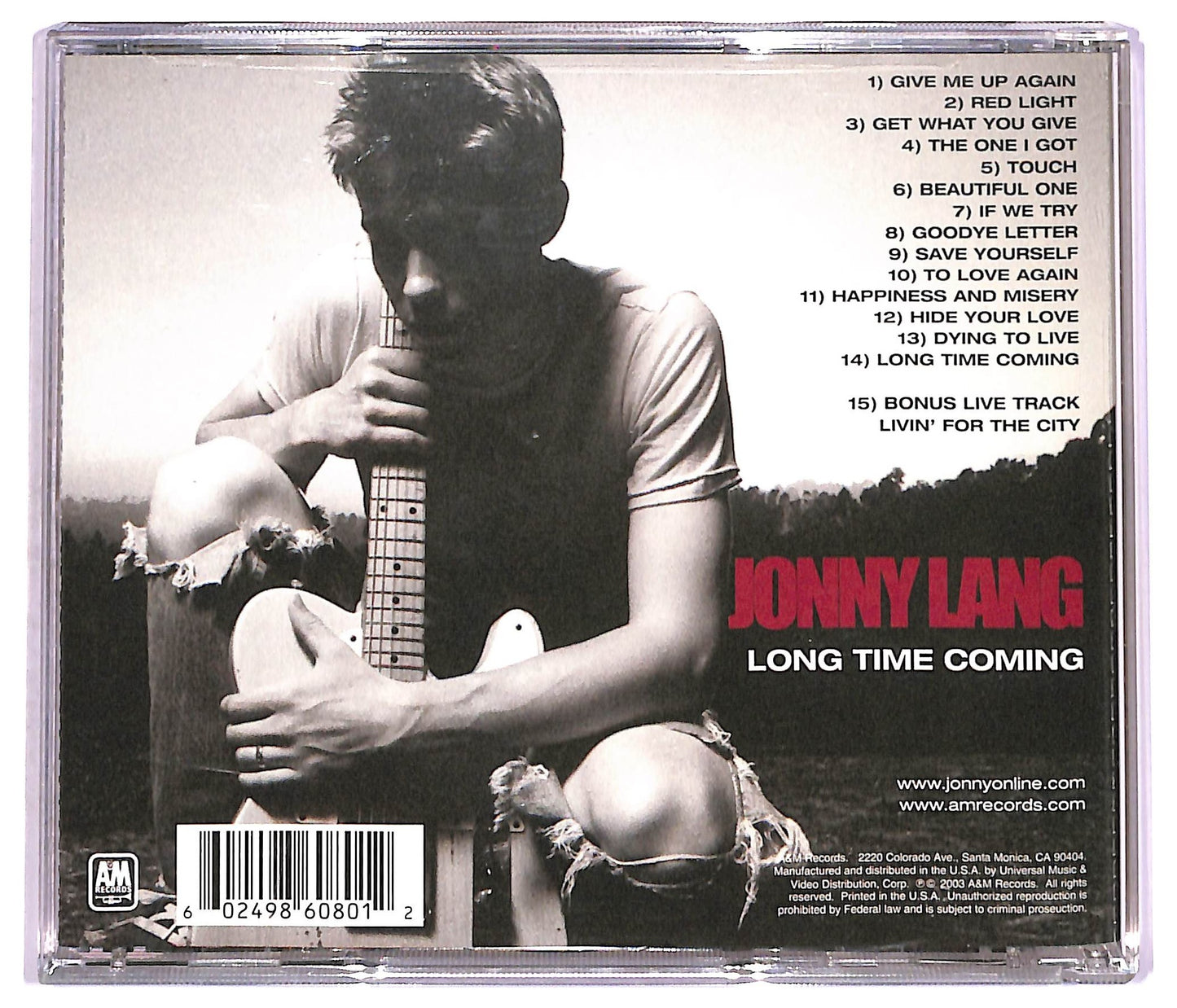 EBOND Jonny Lang - Long Time Coming CD CD075733