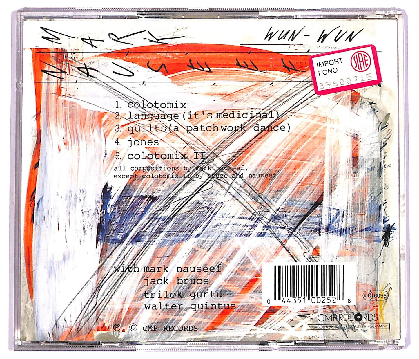 EBOND Mark Nauseef - Wun-Wun CD CD075815