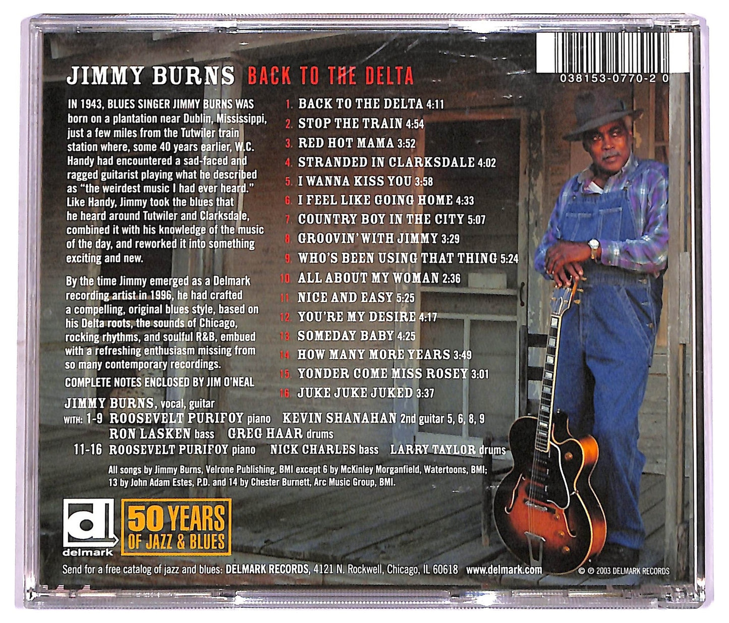 EBOND Jimmy Burns - Back To The Delta CD CD075820