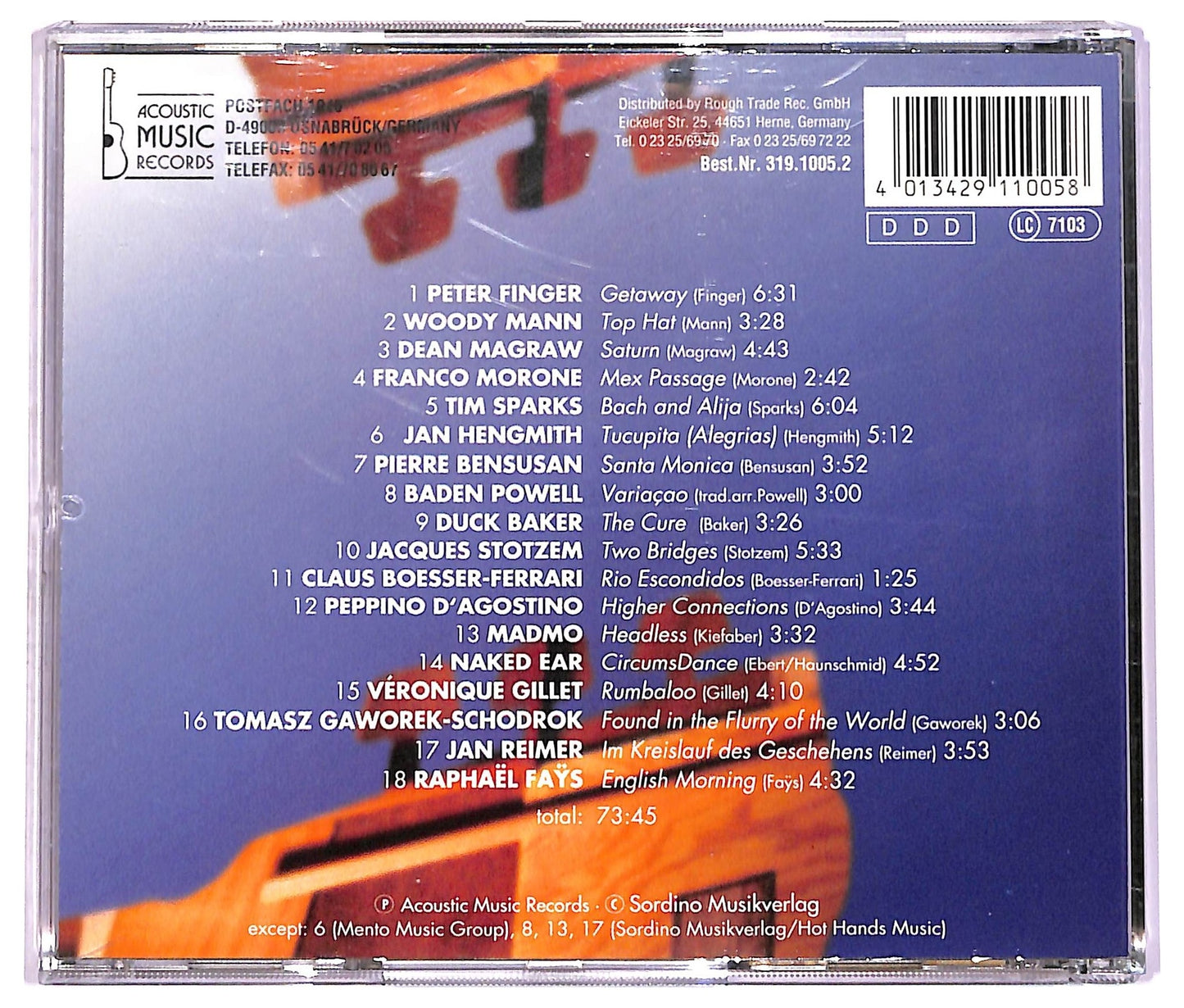 EBOND Various - Acoustic Guitar Highlights Vol. 1 CD CD075825