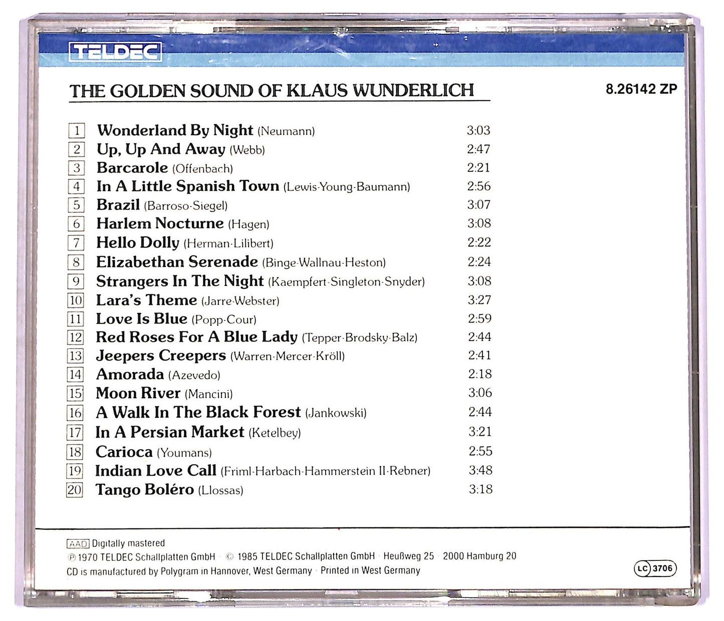 EBOND Klaus Wunderlich - The Golden Sound Of Klaus Wunderlich, Volume 1 CD CD075827