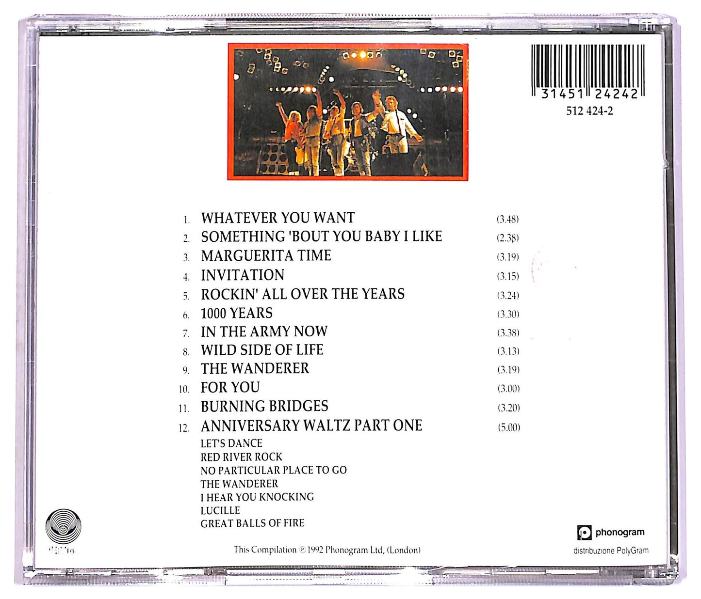 EBOND Status Quo - Rocking All Over The Years CD CD075833