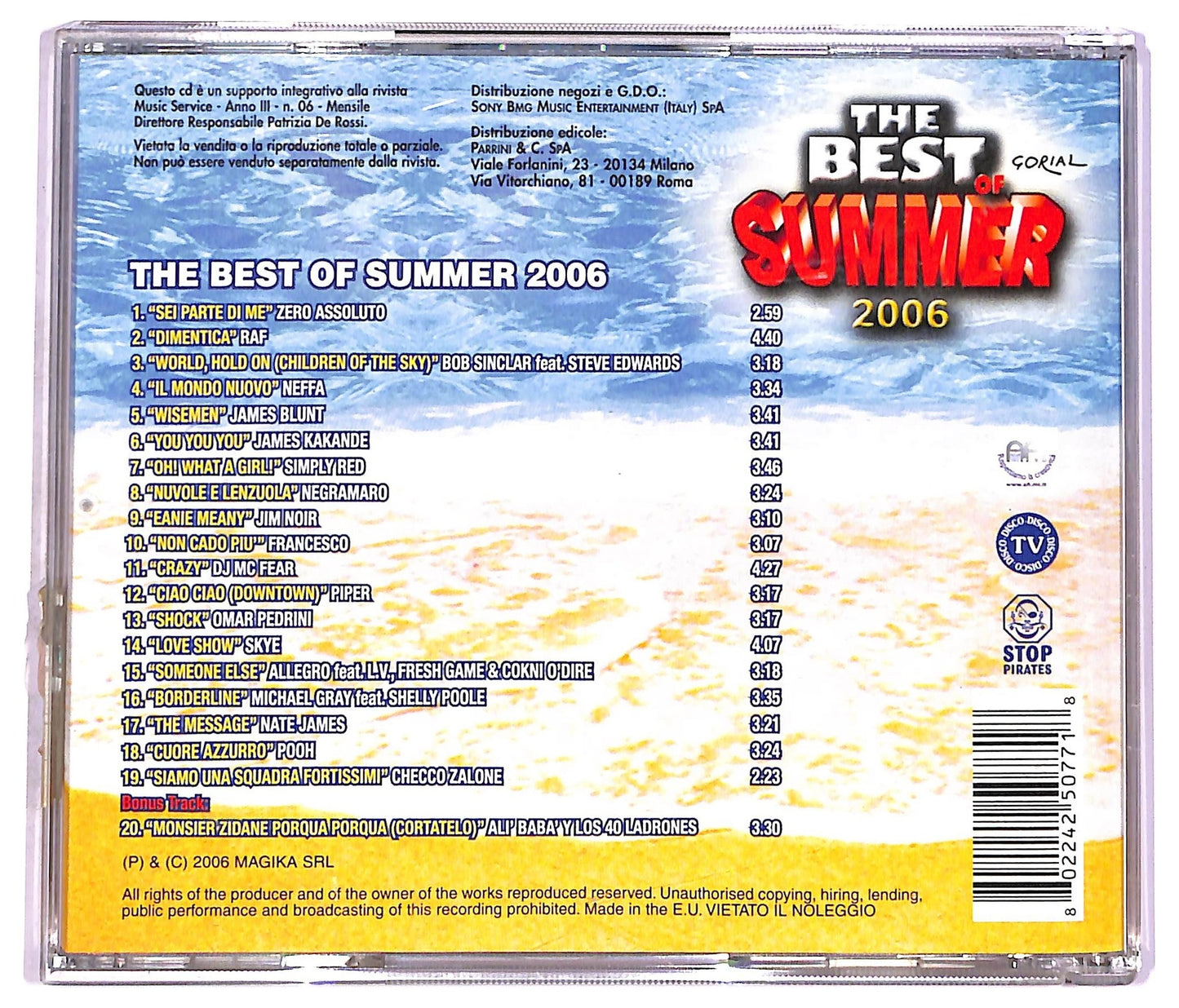 EBOND Various - the best of summer 2006 CD CD075856