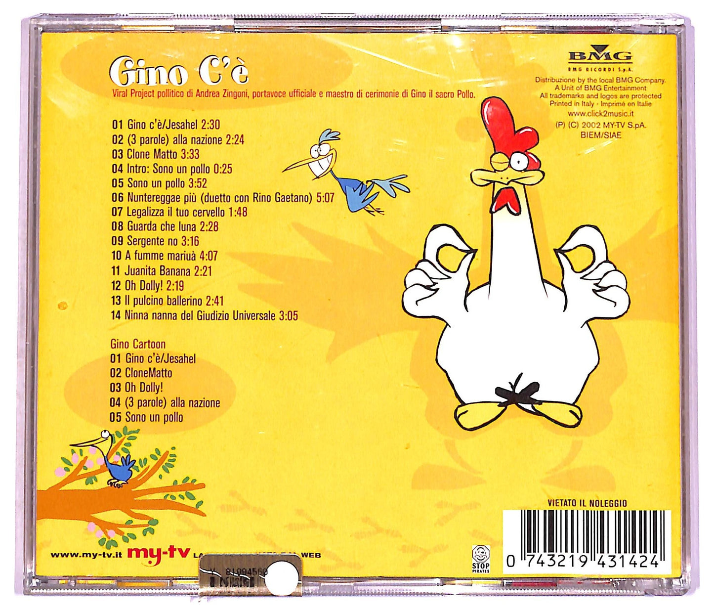 EBOND Gino Il Pollo - Gino C'e CD CD075924