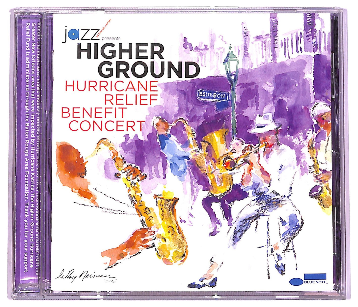 EBOND Various - Higher Ground Hurricane Relief Benefit Concert CD CD075939