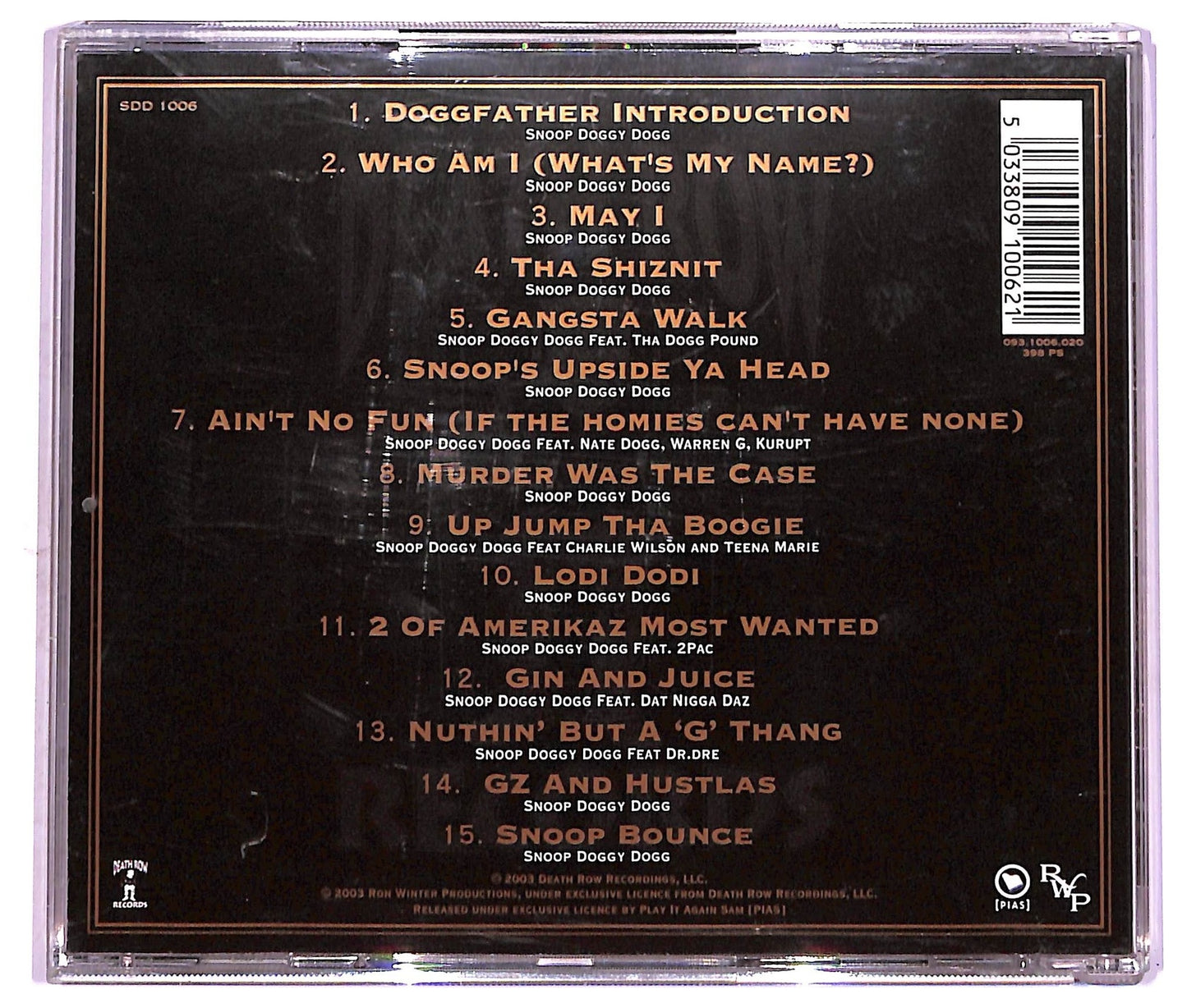 EBOND Snoop Doggy Dogg - Tha Dogg - The Best Of The Works... CD CD075964