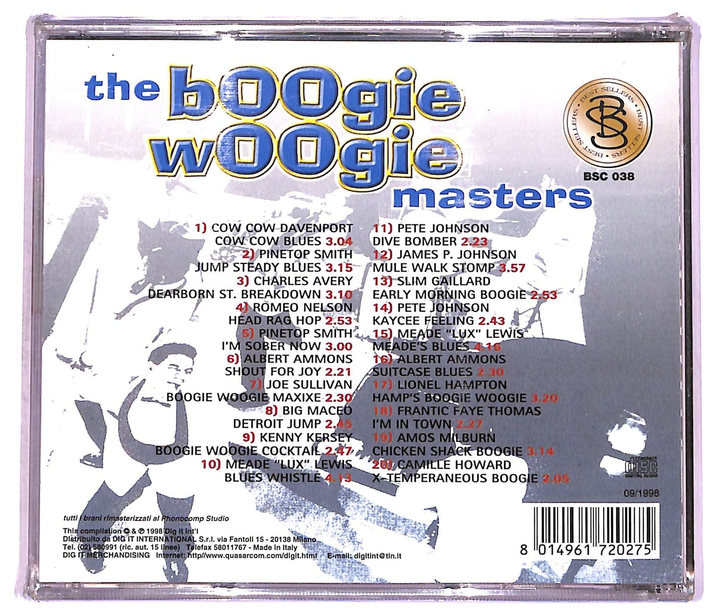 EBOND Various - The Boogie Woogie Masters CD CD076008