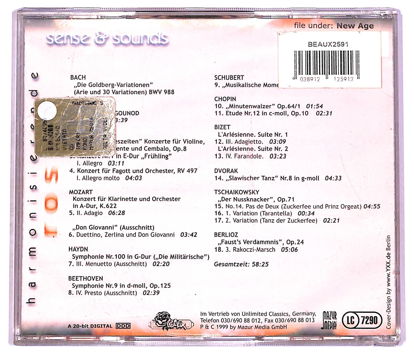 EBOND Various - Sense & Sounds Harmonisierende Rose CD CD076032