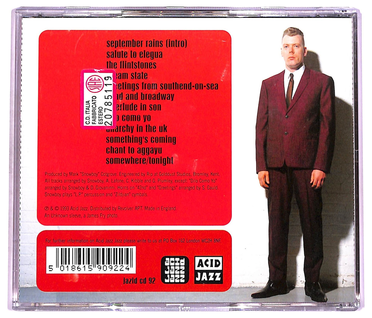EBOND Snowboy & The Latin Section - Something's Coming CD CD076134