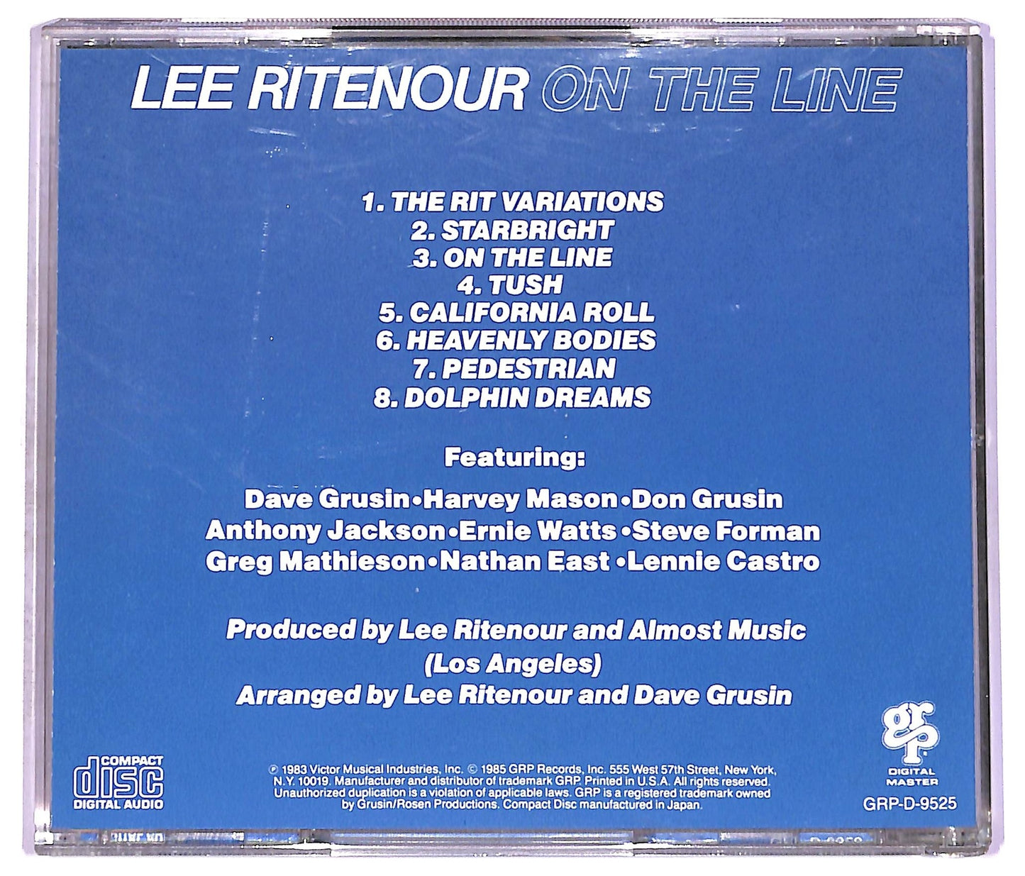 EBOND Lee Ritenour - On The Line CD CD076230