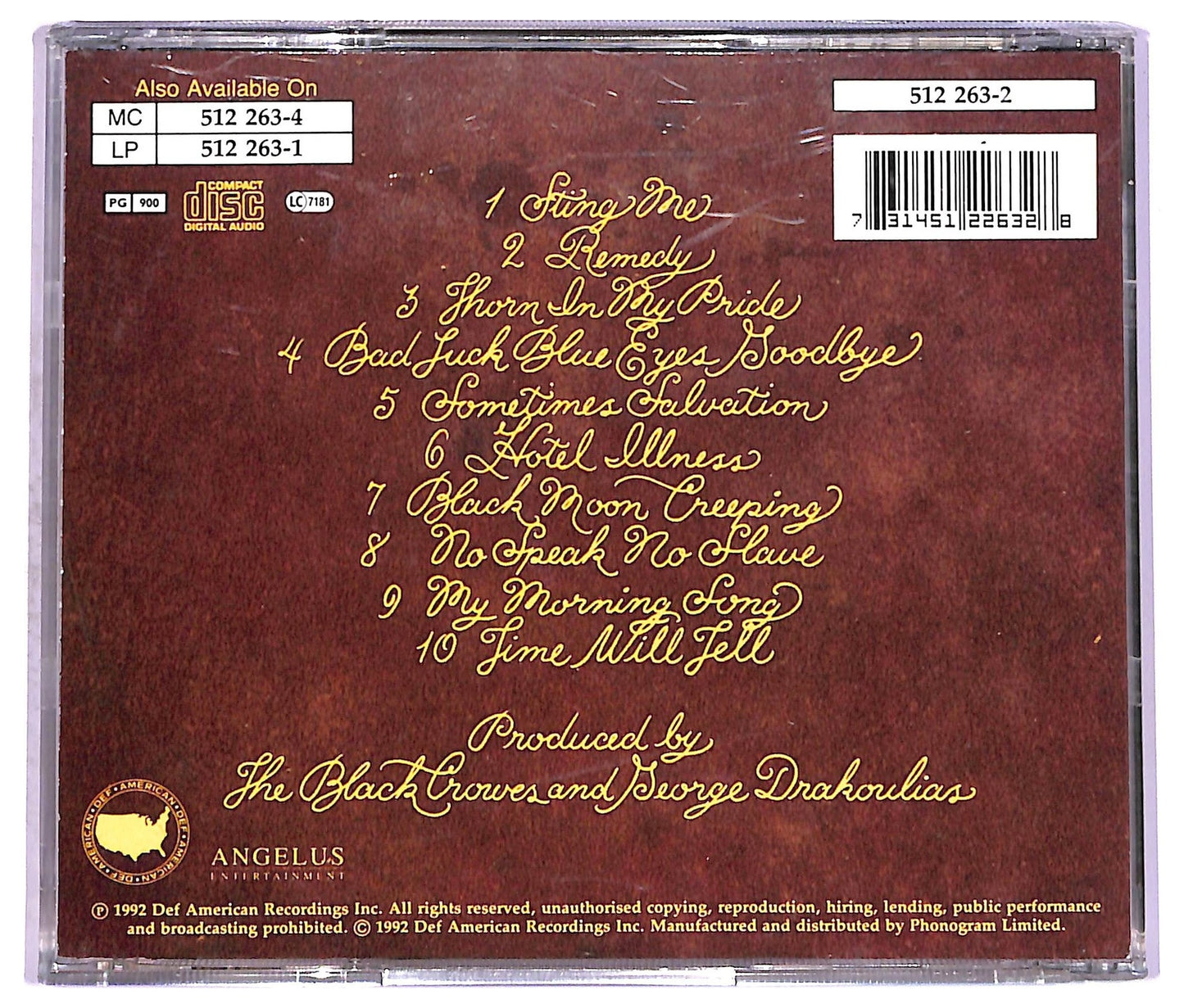 EBOND The Black Crowes - The Southern Harmony And Musical Companion CD CD076254