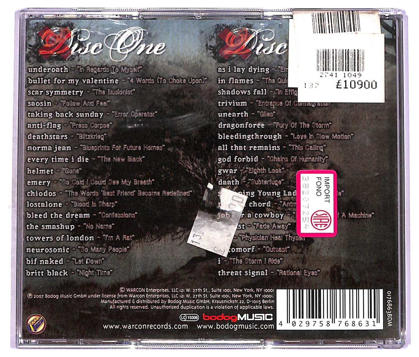 EBOND Various - The Best Of Taste Of Chaos Two CD CD076263