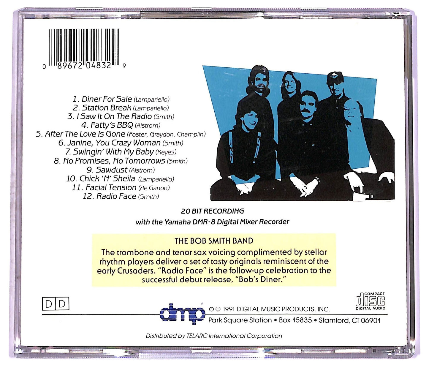 EBOND The Bob Smith Band - Radio Face CD CD076316