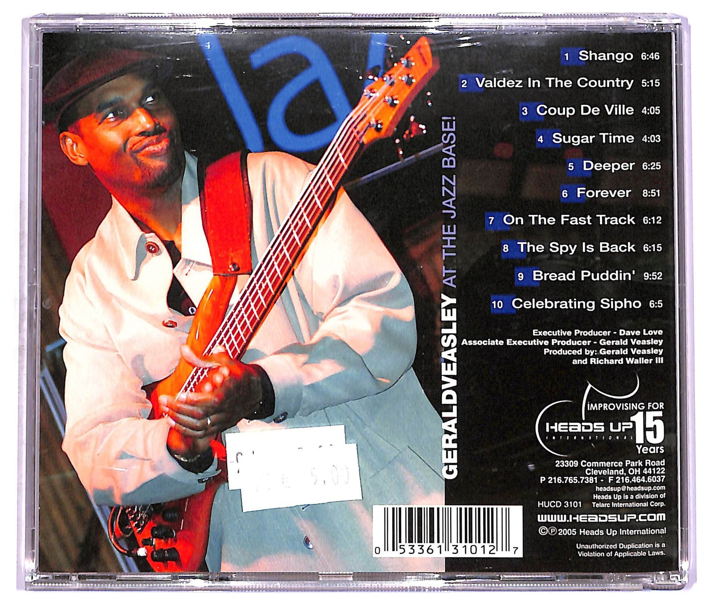 EBOND Gerald Veasley - At The Jazz Base! CD CD076344