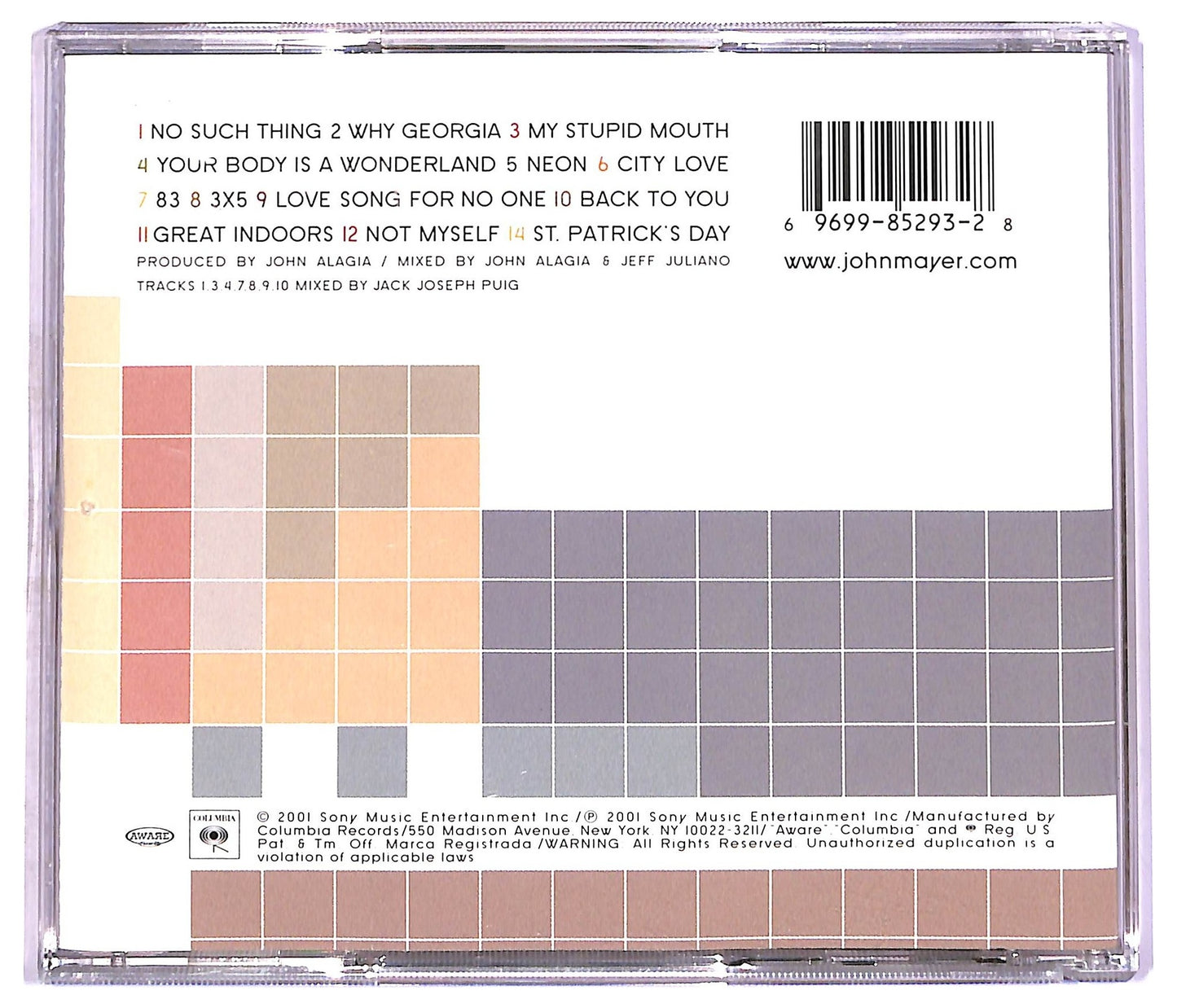 EBOND John Mayer - Room For Squares CD CD076349
