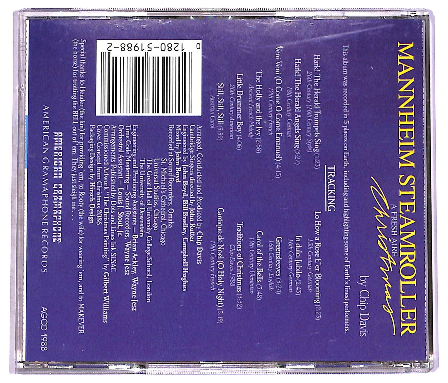 EBOND Mannheim Steamroller - A Fresh Aire Christmas CD CD076351