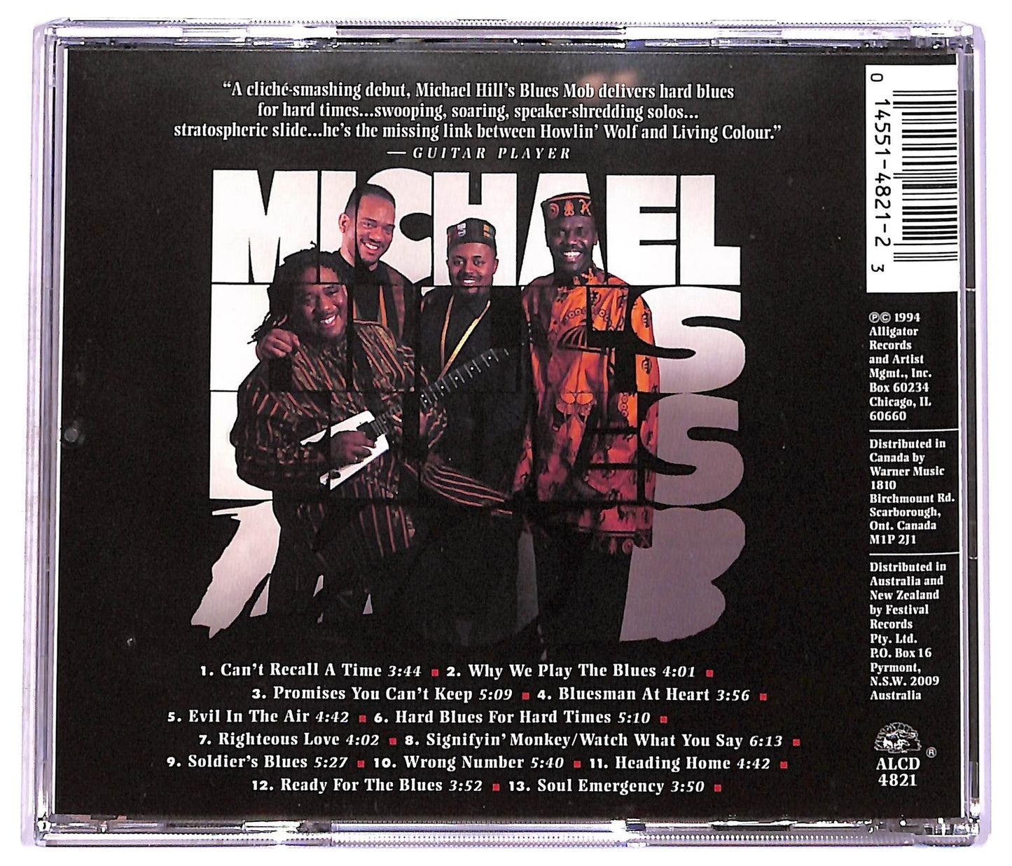 EBOND Michael Hill's Blues Mob - Bloodlines CD CD076365
