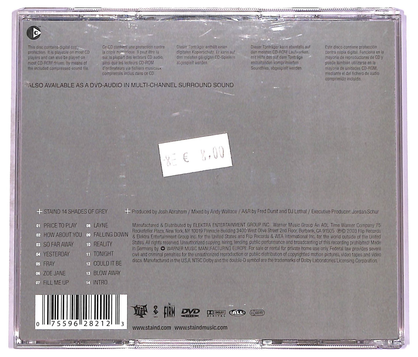 EBOND Staind - 14 Shades Of Grey CD CD076414
