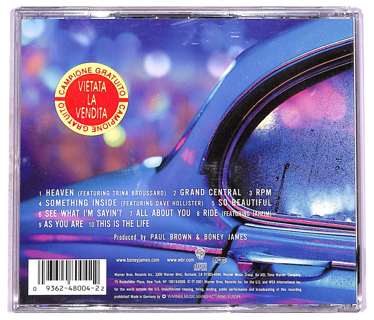 EBOND Boney James - Ride CD CD076431