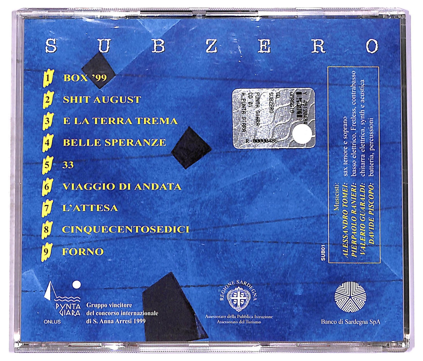 EBOND Subzero - Subzero CD CD076445