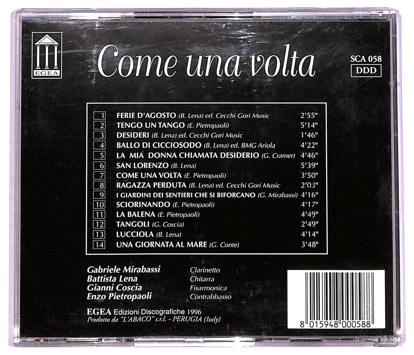 EBOND Gabriele Mirabassi - Come Una Volta CD CD076539